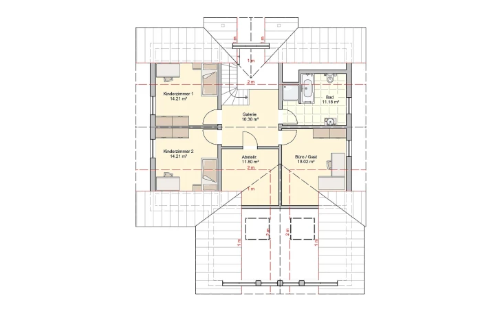 Fingerhut Haus - Musterhaus Brilo Dachgeschoss