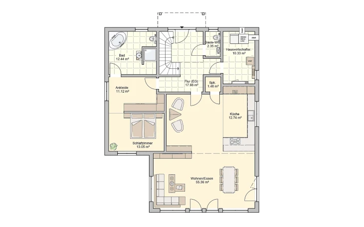 Fingerhut Haus - Musterhaus Brilo Erdgeschoss