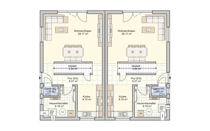 Fingerhut Haus - Musterhaus Duett 114 Erdgeschoss Fingerhut Haus - Musterhaus Duett 114 Erdgeschoss