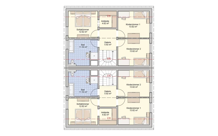 Fingerhut Haus - Musterhaus Duett 128 Dachgeschoss