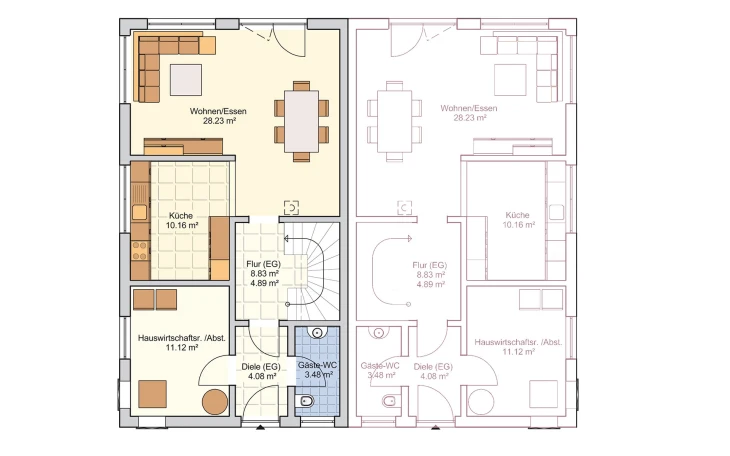 Fingerhut Haus - Musterhaus Duett 129 Erdgeschoss