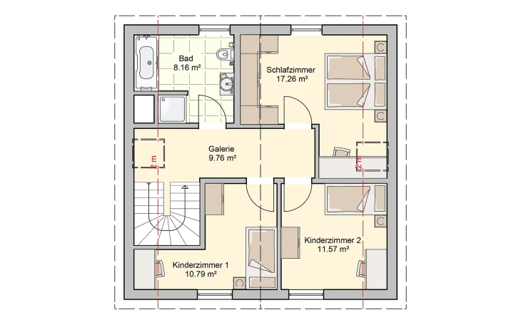 Fingerhut Haus - Musterhaus Pico 10 Dachgeschoss