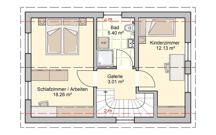Fingerhut Haus - Musterhaus Pico 2 Dachgeschoss