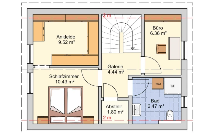 Fingerhut Haus - Musterhaus Pico 3 V1 Dachgeschoss