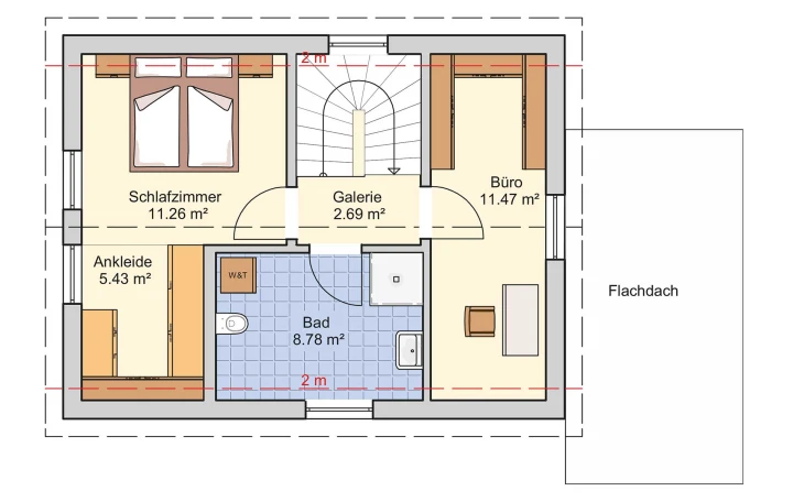 Fingerhut Haus - Musterhaus Pico 3 V2 Dachgeschoss