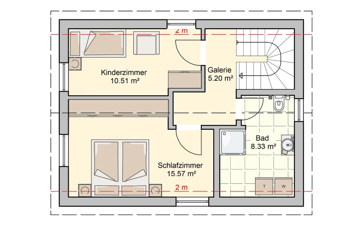 Fingerhut Haus - Musterhaus Pico 4 Dachgeschoss