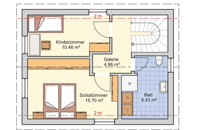 Fingerhut Haus - Musterhaus Pico 4 Dachgeschoss