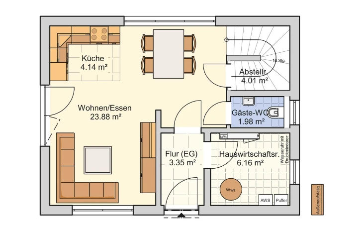 Fingerhut Haus - Musterhaus Pico 4 Erdgeschoss