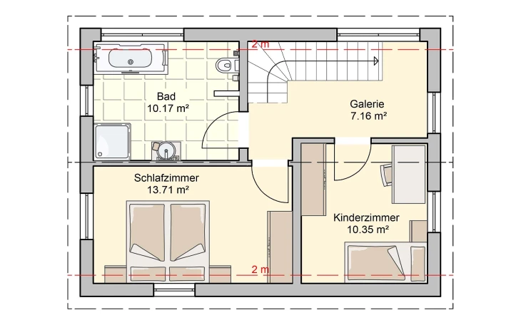 Fingerhut Haus - Musterhaus Pico 5 Dachgeschoss
