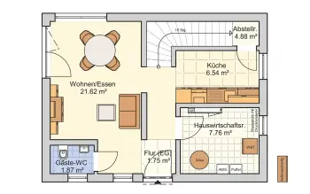 Grundriss Tiny House Pico 5 von Fingerhut Haus