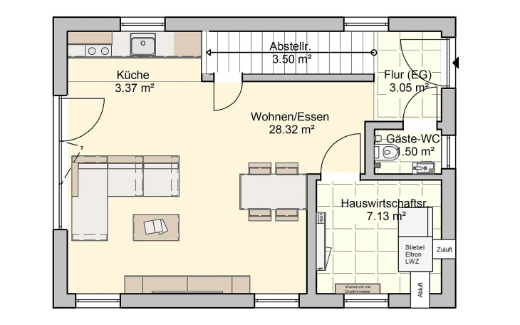 Fingerhut Haus - Musterhaus Pico 6 Erdgeschoss