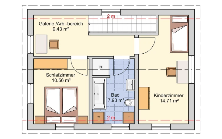 Fingerhut Haus - Musterhaus Pico 6 Dachgeschoss