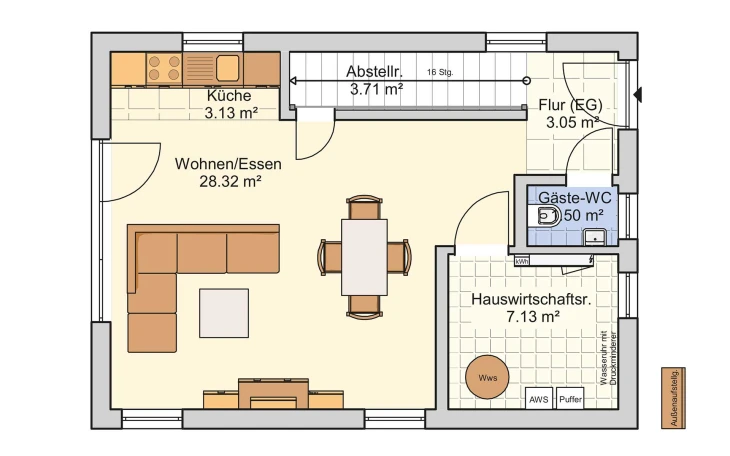 Fingerhut Haus - Musterhaus Pico 6 Erdgeschoss