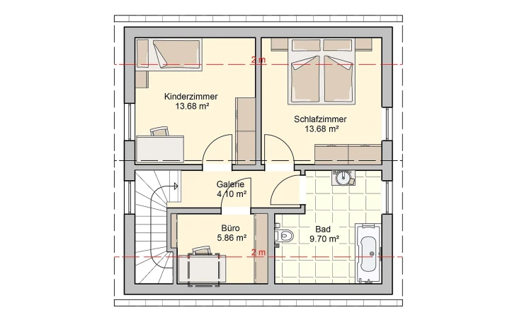 Fingerhut Haus - Musterhaus Pico 7 Dachgeschoss