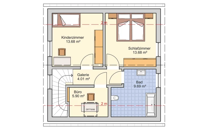 Fingerhut Haus - Musterhaus Pico 7 Dachgeschoss