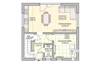 Grundriss Tiny House Pico 7 von Fingerhut Haus