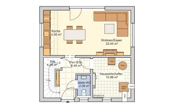Grundriss Tiny House Pico 7 von Fingerhut Haus