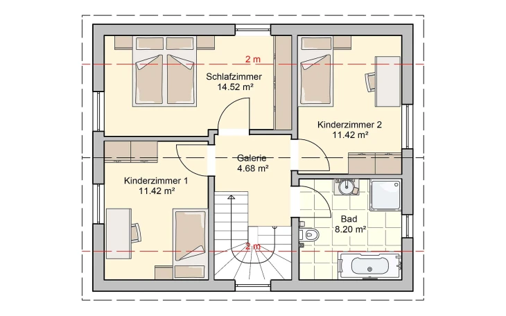 Fingerhut Haus - Musterhaus Pico 8 Dachgeschoss
