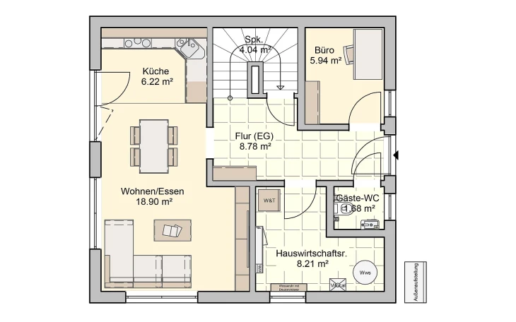 Fingerhut Haus - Musterhaus Pico 9 Erdgeschoss