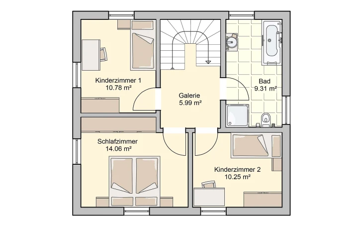 Fingerhut Haus - Musterhaus Pico 9 Obergeschoss