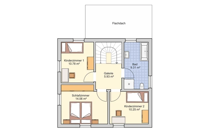 Fingerhut Haus - Musterhaus Pico 9 Obergeschoss