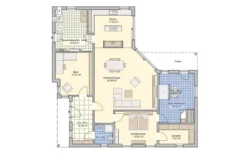 Grundriss Bungalow Cilia von Fingerhut Haus