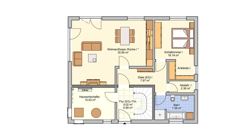 Fingerhut Haus - Musterhaus Junto 175 Erdgeschoss