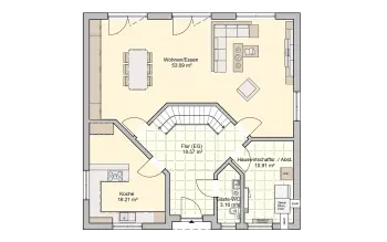 Grundriss Stadtvilla / Villa Klara von Fingerhut Haus