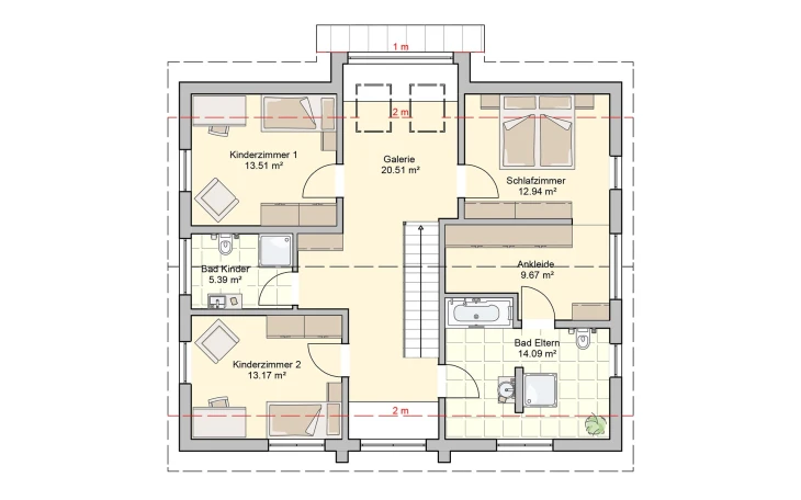 Fingerhut Haus - Musterhaus Erlangen (Musterhaus) Dachgeschoss