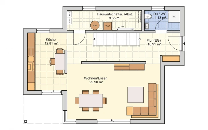 Fingerhut Haus - Musterhaus Signifa Erdgeschoss