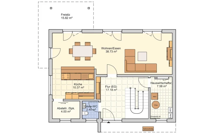 Fingerhut Haus - Musterhaus Ludema Erdgeschoss