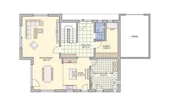 Grundriss Kubushaus Freiburg von Fingerhut Haus