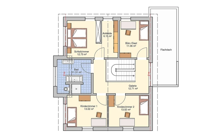 Fingerhut Haus - Musterhaus Günzburg (Musterhaus) Dachgeschoss