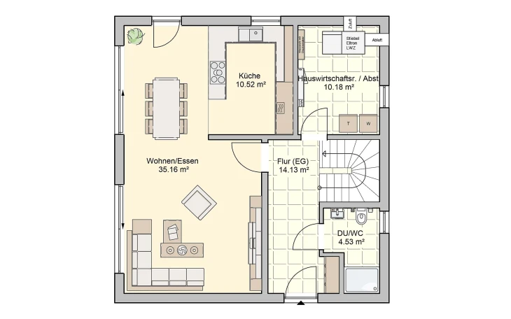 Fingerhut Haus - Musterhaus Juna Erdgeschoss