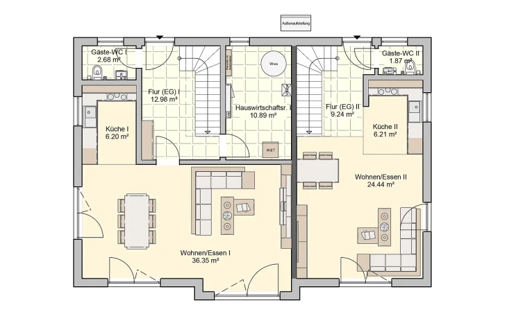 Fingerhut Haus - Musterhaus Junto 211 Erdgeschoss