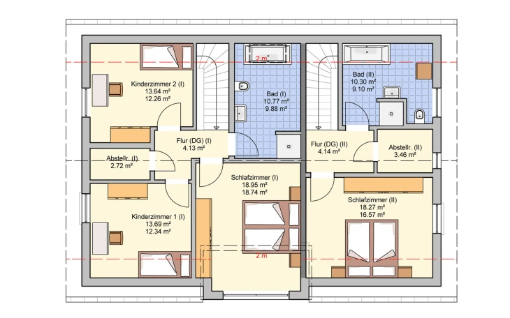 Fingerhut Haus - Musterhaus Junto 211 Dachgeschoss