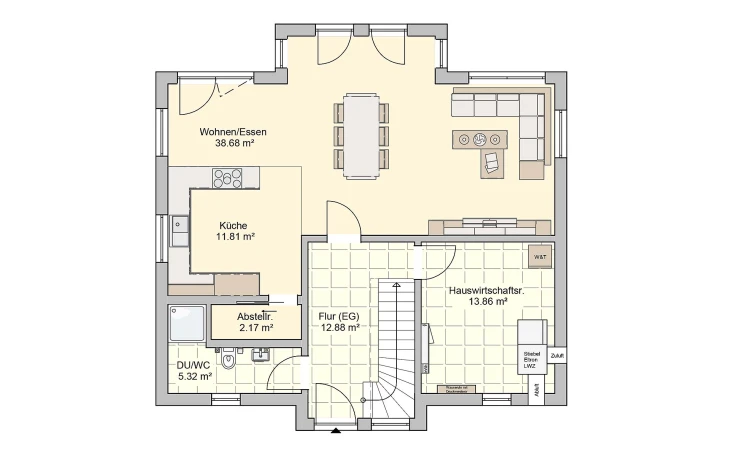Fingerhut Haus - Musterhaus Kelari Erdgeschoss