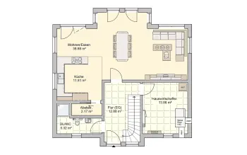 Grundriss Familienhaus Kelari von Fingerhut Haus