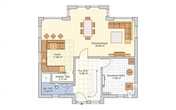 Grundriss Familienhaus Kelari von Fingerhut Haus