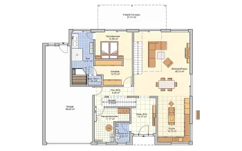 Grundriss Stadtvilla / Villa Klino von Fingerhut Haus