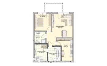 Grundriss Stadtvilla / Villa Komforta von Fingerhut Haus