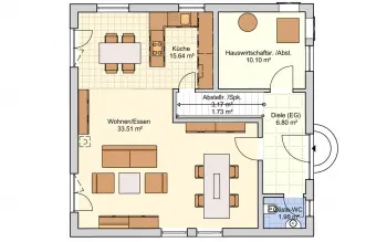 Grundriss Familienhaus London von Fingerhut Haus
