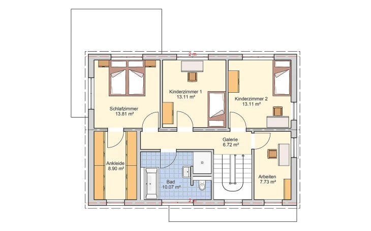 Fingerhut Haus - Musterhaus Ludema Dachgeschoss