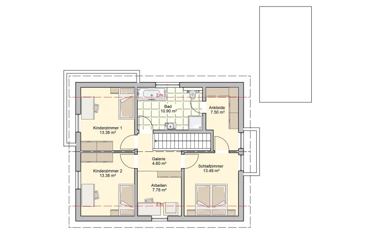 Fingerhut Haus - Musterhaus Mainz Dachgeschoss