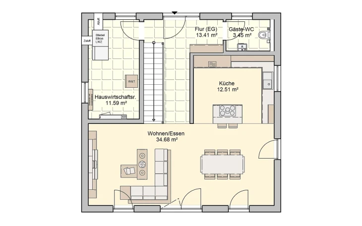 Fingerhut Haus - Musterhaus Mediol Erdgeschoss
