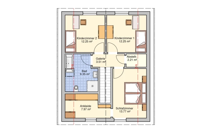 Fingerhut Haus - Musterhaus Paris Dachgeschoss