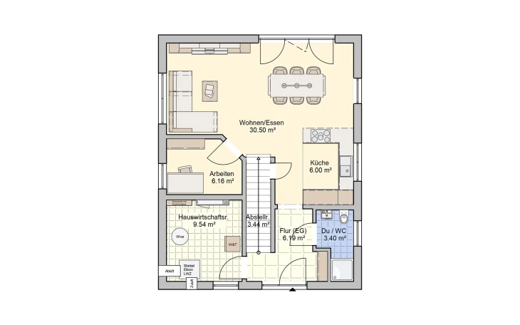 Fingerhut Haus - Musterhaus Paris Erdgeschoss