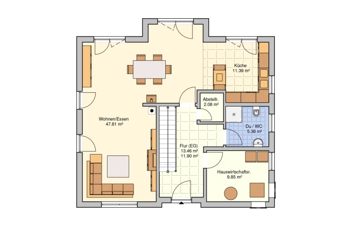 Fingerhut Haus - Musterhaus Locca Erdgeschoss