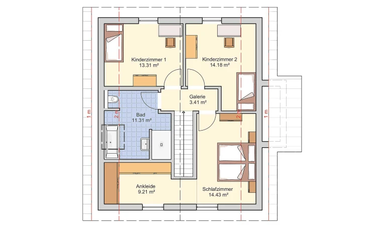 Fingerhut Haus - Musterhaus Seko Dachgeschoss