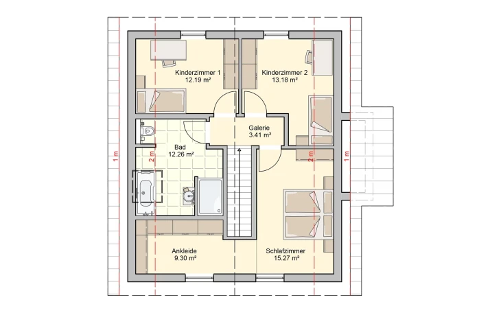 Fingerhut Haus - Musterhaus Seko Dachgeschoss